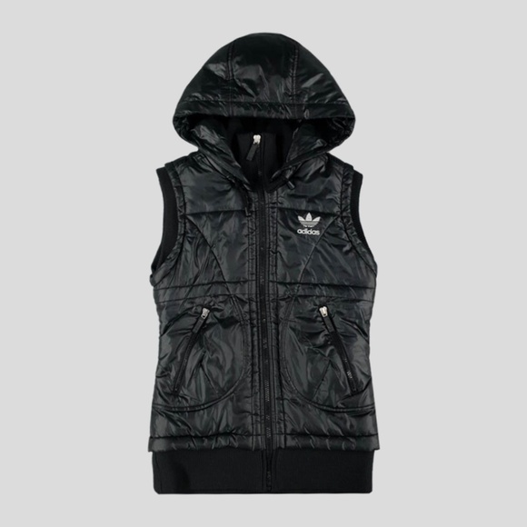 Excellent condition | Adidas Puffy Vest with Hood | Perfect for layering | 90s P - Picture 7 of 8